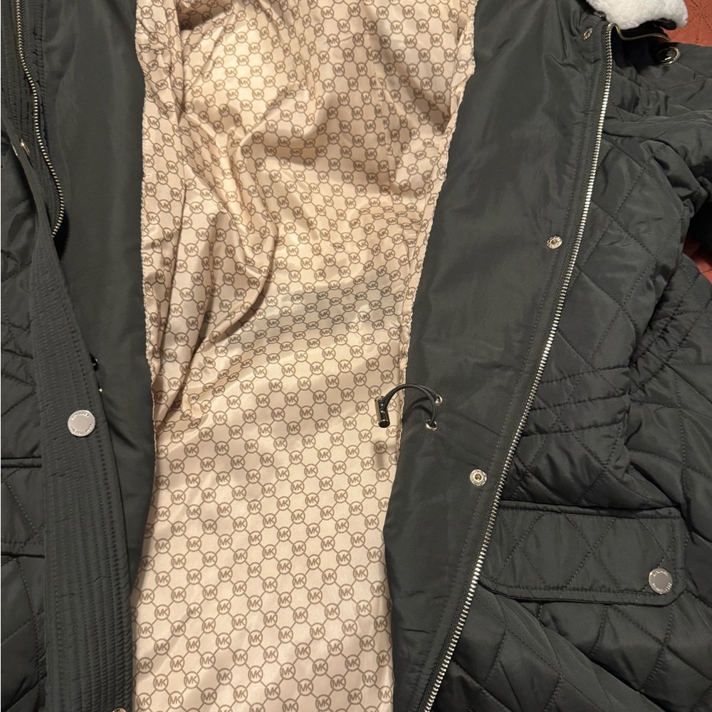 Michael Kors Black Quilted Puffer Jacket